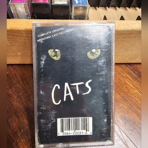 Black CATS Musical Soundtrack Cassette with Iconic Eyes